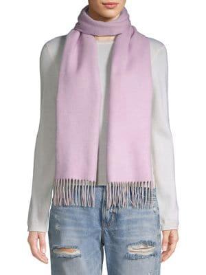 Lord & Taylor Fringed Wrap Scarf
