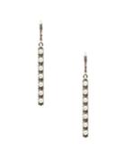 Sole Society Vintage Core Faux Pearl Linear Drop Earrings