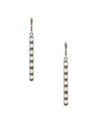 Sole Society Vintage Core Faux Pearl Linear Drop Earrings