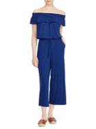 Lauren Ralph Lauren Petite Off-the-shoulder Wide-leg Jumpsuit