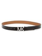 Michael Michael Kors Reversible Exotic Leather Belt