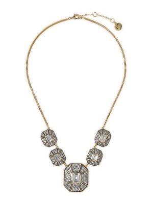 Vince Camuto Two-tone Crystal Statement Necklace