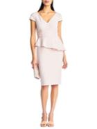Adrianna Papell Knit Crepe Knee-length Dress