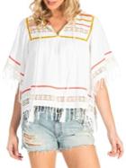 Banjara Lace Short-sleeve Cotton Top