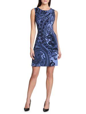 Tommy Hilfiger Dragon Paisley Jersey Sleeveless Dress