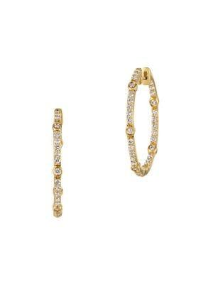 Le Vian Vanilla Diamond And 14k Honey Gold Earrings