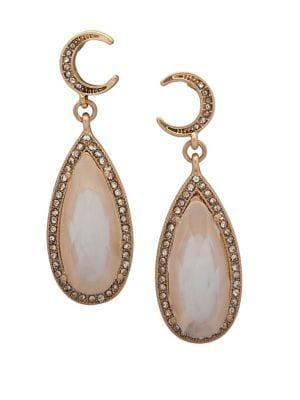 Lonna & Lilly Crystal Moon Drop Earrings