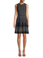 Eliza J Knit Fit-&-flare Dress