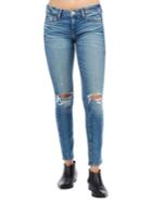 True Religion Mid-rise Halle Caballo Distressed Super Skinny Jeans