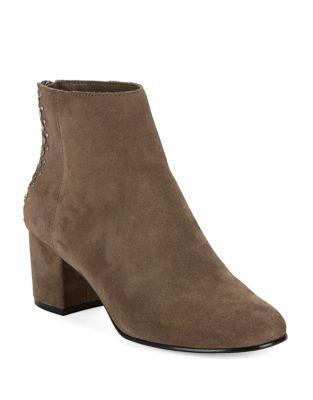 424 Fifth Esme Studded Suede Ankle Boots