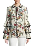 Cmeo Collective Floral Button-down Shirt