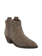 Sam Edelman Brian Studded Suede Western Booties