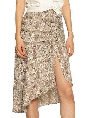 Walter Baker Python-print Susie Skirt