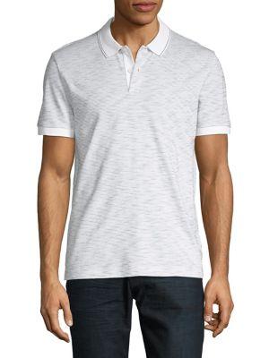 Boss Parlay Contrast Hacci Polo