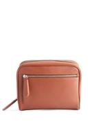 Royce Genuine Leather Zip Toiletry Bag