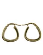 Lord & Taylor Polished Hoop Earrings In 14k White Gold