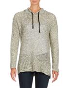 Design Lab Lord & Taylor Long Sleeve Hooded Sweater