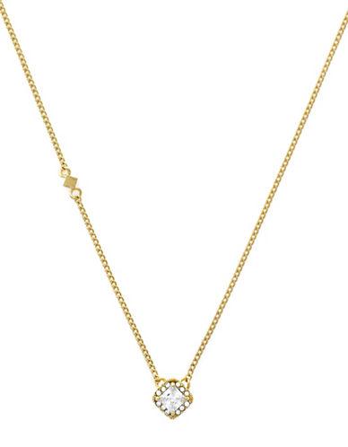 Cole Haan Crowns Of Light Square Pendant Necklace