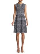 Michael Michael Kors Leopard Print Fit-and-flare Dress