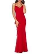Quiz Ruffle Tail Evening Gown