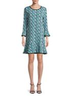 Michael Michael Kors Carnation-print Shift Dress