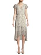 Sam Edelman Printed Hi-lo Dress