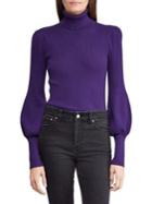 Lauren Ralph Lauren Classic Puffed-sleeve Sweater