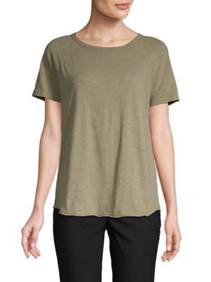 Lord & Taylor Raglan-sleeve Cotton Tee