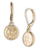 Lonna & Lilly Hammered Goldtone Drop Earrings
