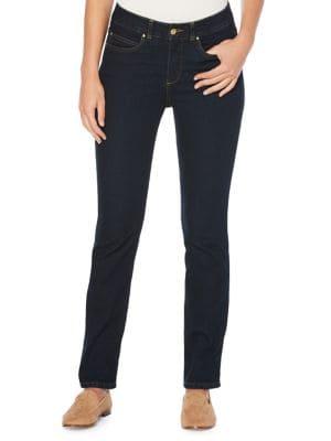 Rafaella Petite Straight-leg Stretch Jeans