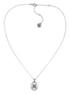 The Sak Floral Oval Pendant Necklace