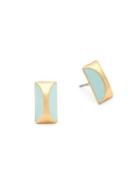 Kate Spade New York Goldplated Sliced Scallop Stud Earrings