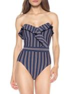 Isabella Rose Broadway Flutter Ruffled One-piece Swimsuit