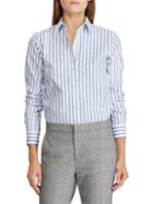 Lauren Ralph Lauren Striped Relaxed-fit Button-down Shirt