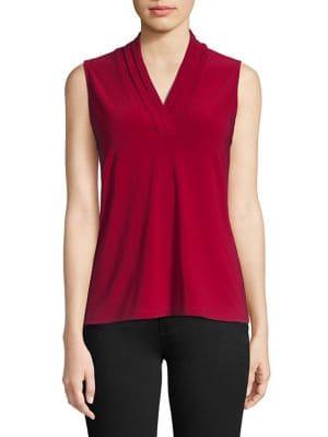 Anne Klein Triple Pleated Camisole