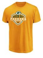 Majestic Green Bay Packers Nfl Primary Receiver Cotton Tee