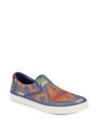 Polo Ralph Lauren Printed Leather Low-top Sneakers