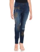 Melissa Mccarthy Seven7 Plus Embellished Denim Jeans
