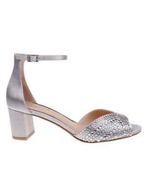 Jewel Badgley Mischka Sycamore Embellished Heeled Sandals