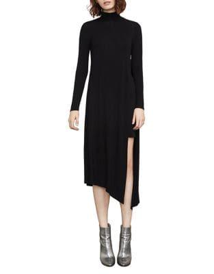 Bcbgmaxazria Kabrina Asymmetrical Turtleneck Dress