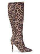 Charles By Charles David Professional Leopard-print Mid-calf Boots