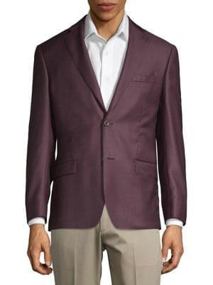 Michael Kors Neat-pattern Wool Blazer