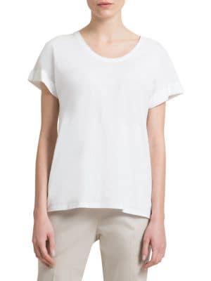 Dkny Scoopneck Dolman-cuff Tee