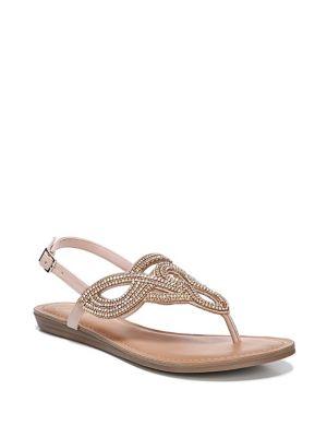 Fergie Superb Interwoven Faux Leather Sandals