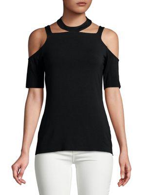 Bailey 44 Short-sleeve Cold-shoulder Top