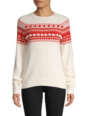Brooks Brothers Red Fleece Merino-blend Fairisle Sweater