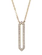 Lord & Taylor Diamond And 14k Yellow Gold Pendant Necklace