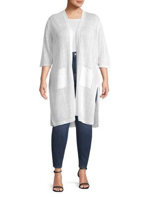 Nic+zoe Plus Long Nights Cardigan