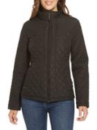 Weatherproof Quilted Stand Collar Jacket