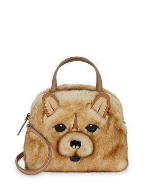 Kate Spade New York Chow Chow Small Faux Fur Satchel